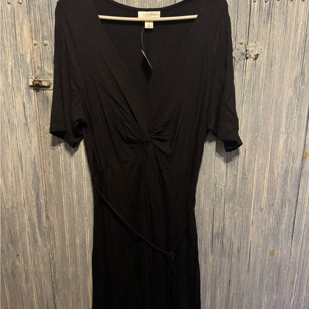 XL Black Motherhood Maternity Dress